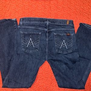Men’s 7 for all Mankind ‘A’ jeans 33w